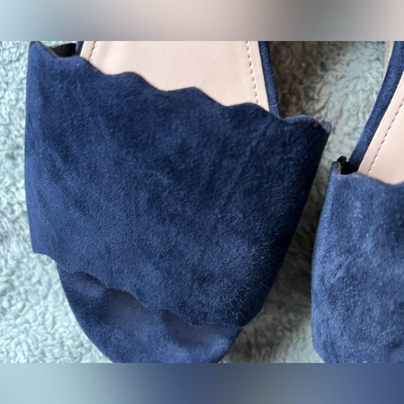 Marc Fisher Blue leather women’s sandals size 10 - Picture 3 of 6